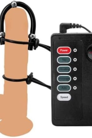 Electric Shock Penis Ring Pumps Enlargers With Electric Shock Cock Ring Silicone Electro Stimulation Current Device For Delayed Penis Pings Sex Toy For Men