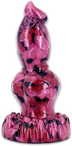 Realistic Dog Dildo With Big Knot And Suction Cup, 8Inch Fantastic Thick Silicone Wolf Dildo Anal Adult Toys For Women Couples And Strap On