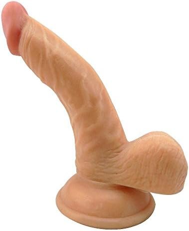Aphrod 6.5 Inch Realskin American Whoppers Flexible Ballsy Dong