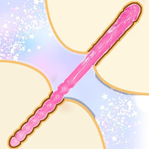 Double Ended Dildo 18.89 Inch Dong Anal Beads With Veins And Glans For Anal Vagina Stimulation Double Side Penis Cock Massager Sex Toy For Lesbian Men Women Flesh Tjijp - Image 3