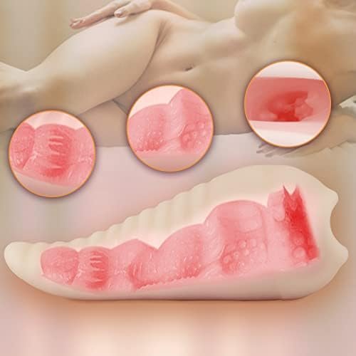 Fishmouth Sucking Extrusion Male Masturbator Stroker, Portable Anal Sex Doll Pussy Ass With Vagina Textured Blowjob For Men Masturbation Oral Sex Handjob Glans Training Tool - Image 2