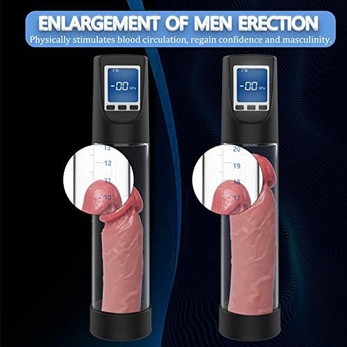 Electric Penis Vacuum Pump With 6 Suction Intensities, Rechargeable Automatic High-Vacuum Penis Enlargement Extend Pump, Penis Enlarge Air Pressure Device - Image 2