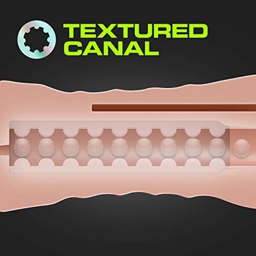 Blush - M For Men - 3 Pack Self-Lubricating Realistic Stroker Sleeve Kit With Vibrating Bullet - Anal Vagina Mouth Open Ended To Fit All Size - Male Masturbator - Vanilla - Image 2