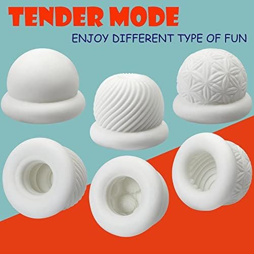 Male Masturbator Egg 6 Pack, Portable Male Masturbators Set With 12 Different Textures, Disposable Pocket Pussy Masturbator Male Sex Toy Set With Stretch Sensation For Men Masturbation - Image 2
