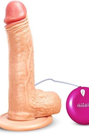 Thrusting Dildo Vibrator Sex Toy For Women, Realistic Vibrating Dildo Thruster Throat Trainer, Silicone Suction Cup Dildo For Mens Anal Prostate Play