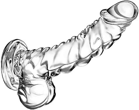 8.2 Inch Clear Dildo Sex Toys - Soft Realistic Dildos With Suction Cup Monster Dildo With Hands-Free Play Curved Shaft And Ball Fake Penis, Anal G Spot Dildo Suitable For Beginner Women And Gay