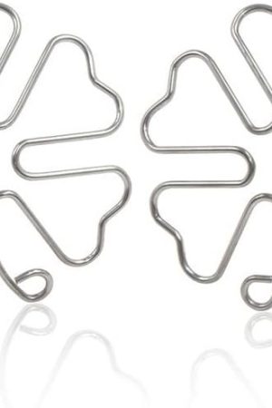 New Metal Four-Leaf Clover Nipple Clip Sm Modulated Sex Toy Coco Reuse Sex Tool Breast Nipple Clip