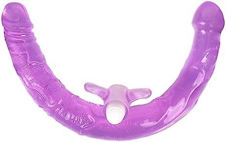 19 Inch Double Ended Dildo, Realistic Penis And Beads Flexible Double Dong Adult Sex Toys For Lesbian