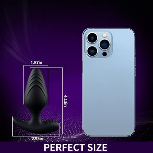 Vibrating Anal Plug Sex Toy Remote Control, Silicone Butt Plug For Man Anal Vibrator With 10 Vibration Modes Waterproof Anal Sex Toys For Men, Women - Image 3