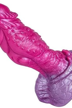9.2" Dragon Big Dildo - Silicone Realistic Fantasy Dildo, Soft Liquid Material Dildo With Textured Dragon Scales For G-Spot Stimulator, Wide And Xl Size,Large Adult Sex Toy For Women,Men And Couples