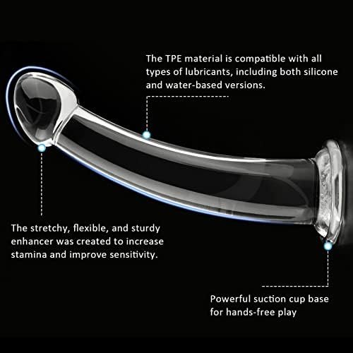 Anal Butt Plug Trainer, Anal Training Set, Clear Anal Dildos With Strong Suction Cup Anal Prostate Vaginal Sex Toys For Beginners Advanced Men Women - Image 2