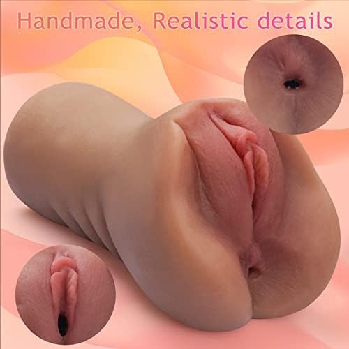 Male Realistic Masturbator Sex Toy Lifelike Pocket Pussy,2 In 1 3D Realistic Vagina And Anal Sex Toys For Men, Adult Toys Sex Doll Portable Flesh Male Stroker Pussy, Men’S Sex Toys For Mens Pleasure - Image 2