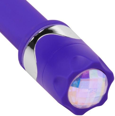 Trinity Vibes Sequin Series Swell Vibrator With Bling, Purple - Image 2