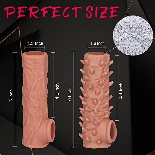 Vacuum Penis Pump Male Sex Toys For Men Manual Penis - Pumps & Enlargers, Yeqiz Penis Enlargement For Men Stronger Bigger Erections With Masturbators Cup & 2Pcs Suction Sleeves & 6 Cock Rings - Image 2