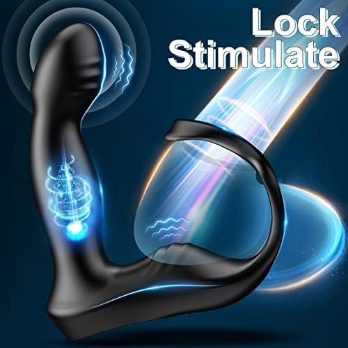 Adults Sex Toys For Men Anal Vibrator Prostate Massager With Cock Ring, App Remote Control Couple Sex Toy Male Anus Stimulator Wiggling & Vibrating Butt Plug Prostate Stimulor Gspot Vibrator Anal Toy - Image 3