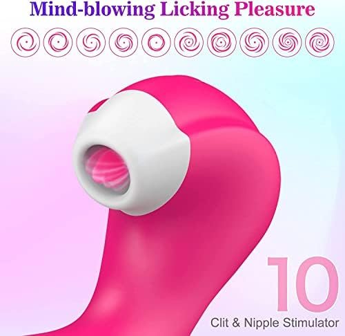 G-Spot Vibrator For Women - 3 In 1 Vaginal Clitoris Vibrator Stimulator With 10 Modes, Waterproof Rechargeable Dildo Vibrator Toy, Adult Sex Toys For Women Couples 2Hxk-2 - Image 3