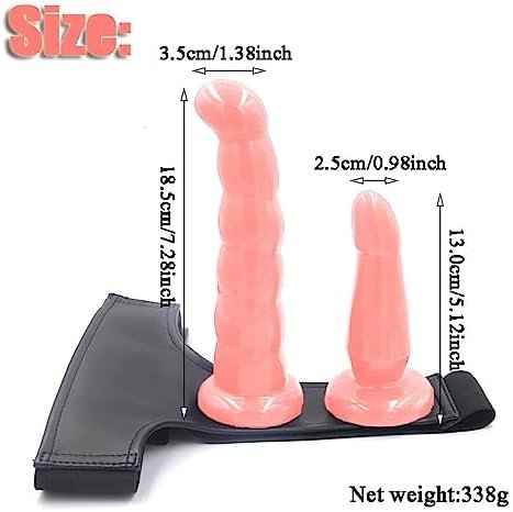 Strap-On Dildo, Sex Toy For Women 7 Inch Realistic Silicone Dildo, Wearable Realistic Silicone Dildo Adult Toys, 2 Removeable Adjustable Dildo For Female Masturbation Women Lesbian Couples, Skin - Image 2