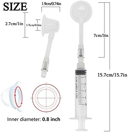 Nipple Corrector Women Inverted Puller Nipple Aspirator Corrector Women Nipple Suckers For Flat Nipples(2Pcs) - Image 2