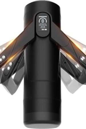Automatic Male Masturbator Sex Toys For Men - Male Sex Toy With 9 Thrusting & 9 Scrotal Vibrations & Wing Handle Design With Lcd Display Penis Pump, Pocket Pussy Sex Machine, Adult Sex Toys & Games