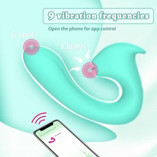 Sex Toys For Women With App Remote Control, Adult Toys Tongue Licking Vibrator Wearable G-Spot Dildo Toy Clitoral Stimulator Vibrator For Couples Female 10 Powerful Vibrations Gifts Personal Massager - Image 2