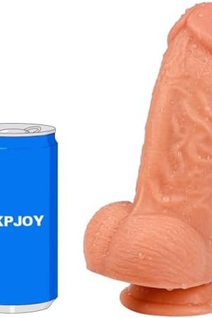 Realistic Big Thick Dildos,Mkpjoy 650G /1.43Lb 8.46 Inch Long And 2.24''/5.7Cm Diameter G Spot Stimulator Dildos With Strong Suction Cup For Hands-Free Play Sex Toys For Male & Female, Couples