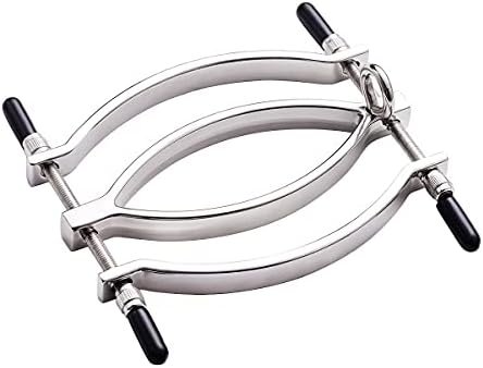 Labia Clip Clitoris Clamp With Leash Chain, Adult Games Clitoris Stimulator Teasing G-Spot Massage Device,Bdsm Bondage Vagina Speculum Labia Pussy Clamp, Stainless Steel Sex Toys For Women - Image 2