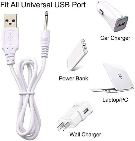 Massager Charger Cable Dc Charging Cable 2.5Mm Charger Cord For Personal Wand Massager Rabbit Vibrator(2 Pack) - Image 3
