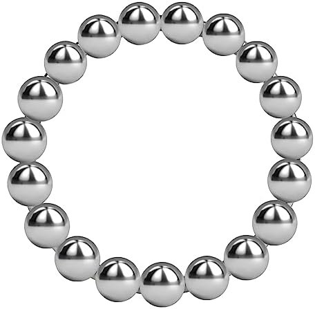 Stainless Steel Cock Ring Beaded Penis Ring Glans Ring Erection Enhancing Orgasm Increase Semen Lock Sex Toys For Men Delay Ejaculation(1.25")