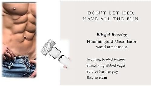 Hummingbird Masturbator Attachment, Vibrating Massager Attachments For Men And Women - Image 2