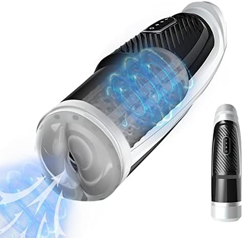Male Masturbator Cup,Automatic Male Masturbator With 7 Vibrating 7 Roating Deep Sucking,3D Realistic Textured Cock Penis Pump Adult Sex Toys For Men For Erection Training And Orgasm