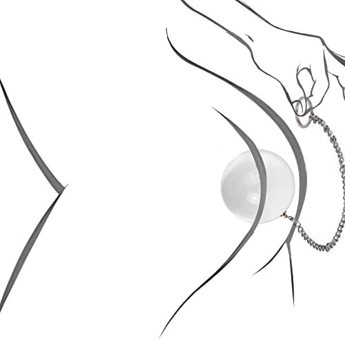 Large Anal Plug Crystal Glass Ball Butt Plug With Safety Chain Massage Wand Anal Sex Toys For Experienced Women Men (Xl) - Image 2