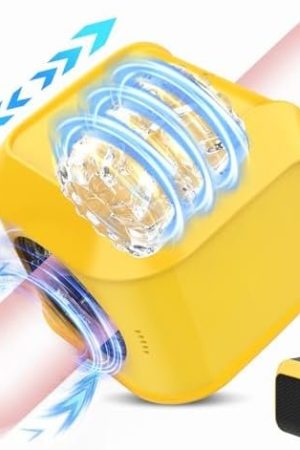 Sex Toys For Men Automatic Male Masturbator, Adult Toys Mens Sex Toys With 7 Thrusting & Roating Modes, Male Sex Toy Concealed Design Dual Open-Ended Sex Machine And Tesseract-Shaped Male Stroker