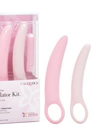 Calexotics Se-4805-10-3 Inspire Silicone Waterproof Vibrng Dilator Kit With Removable Wireless Stimulator, Pink, 3Pcs