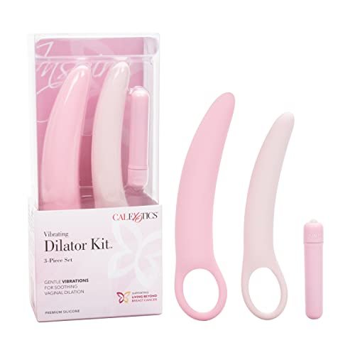 Calexotics Se-4805-10-3 Inspire Silicone Waterproof Vibrng Dilator Kit With Removable Wireless Stimulator, Pink, 3Pcs
