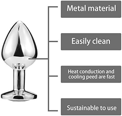 Expanding Plug Toys Anal Plug Butt Toy Plug Trainer Kit Waterproof Stainless Steel Expanding Sex Toys For Men Women Couples - Image 3