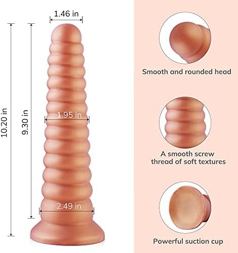 Realistic Dildo, Hismith 10.20 Inch Silicone Realistic Dildo With Suction Cup, Flexible Dildo - Image 2