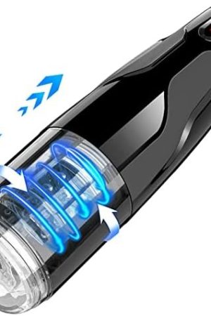Thrusting Automatic Blowjob Machine With 10 Thrusts Rotation Modes,Hands Free Male Masturbators Oral Stroker Sex Toy For Men Masturbation With Realistic Pocket Pussy