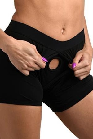Strap U Incognito Boxer Harness W/Hidden O-Ring For Men, Women & Couples. Hidden Universal O-Ring Incognito Boxer Harness, 1 Piece, 2X Large, Black.
