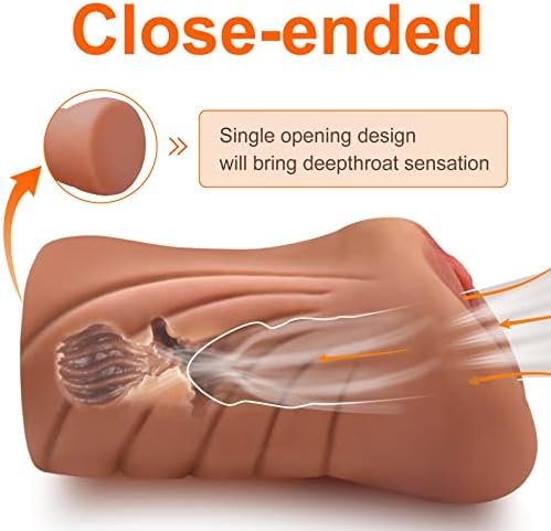 Male Masturbator Toy Pocket Pussy Sex Doll 2 In 1 Realistic Masturbation Blowjob Stroker Male Sex Toys With Textured Vagina And Tight Anal Adult Toys For Men’S Sex - Image 2