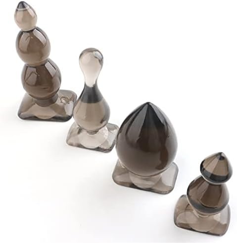 Large Gourd 4-Piece Anal Plug Set, Silicone Pagoda Bead Anal Plug Kit, Adult Sex Toys For Couple - Image 3