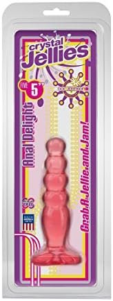 Doc Johnson Crystal Jellies - Anal Delight - 5 Inch - Purple - Image 2