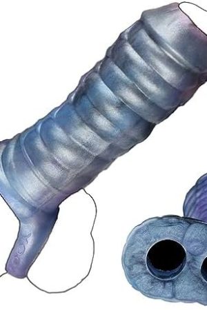 Silicone Made Soft Reusable Soft Sleeve Sheath Penis Sleeve Enlarger Extender Extension Ball Stretchy Ring