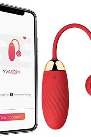 Travel Vibrator, Valentine Gift Mini Lipstick Shape 5 Speed Vibration G-Spot Massager Sex Toy For Women Rechargeable Svakom Rebecca