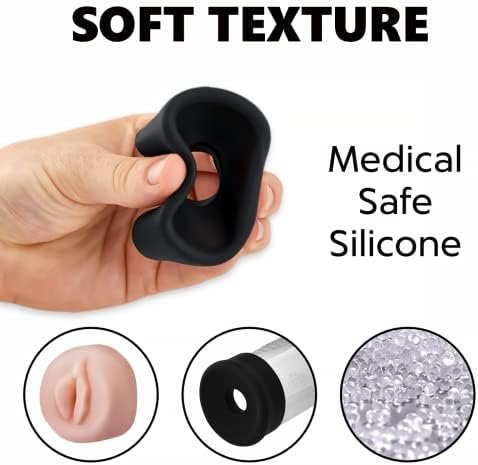 Penis Pump Set - Manual Vacuum Penis Enlarger Enlargement, Vagina Sleeve, 3 Silicone Sleeves Of Different Sizes To Fit Penis Size, Pumps & Enlargers, Men Sex Toys, Sex Products For Adult Couples - Image 3