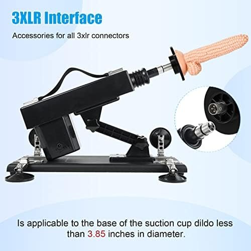 Automatic Sex Machine Dildo Machine With Suction Cup And 3Xlr Connector, Sex Toy Machine Devices For Women With 5 Attachments - Image 3