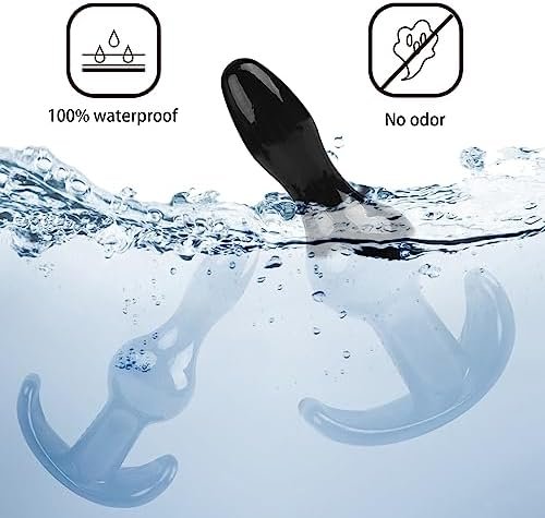 Butt Plug, Pack Of 4 Anal Plugs, Silicone Anal Trainer Set From Beginners To Advanced Player, Anal Sex Toys Adult Sensory Toys (Black) - Image 3