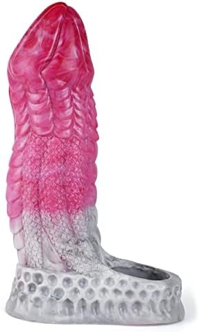 Lelisex 6.8 Inch Silicone Penis Sleeve Extender Dildos Wearable Colorful Cock Ring For Men And Women