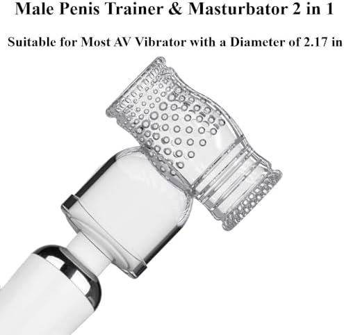 Av Rod Head Cap, Av Wand Headgear, Magic Wand Attachment For Penis Training Masturbation, Male Penis Trainer For Men, Penis Masturbator Stimulator Massager Erotic Sex Toys Vibrators Caps Accessories - Image 3