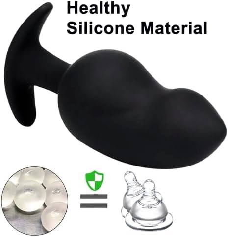 Anal Butt Plug Sex Toy For Comfortable Long-Term Wear 3 Pcs Anal Butt Toys Prostate Massager With Curved Base Anal Butt Sex Trainer For Beginners Advanced Users - Image 3