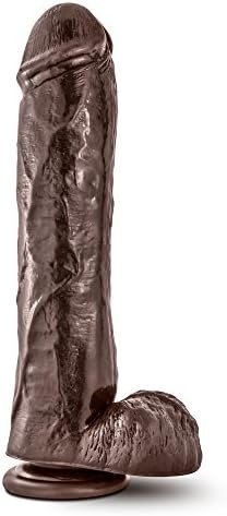 Eden Pleasure Products -11 Inch Extra Long 2.4" Thick Dildo, Sturdy Suction Cup For Hands Free Play, Soft But Not Floppy Realistic Feel, Deep Pleasure Vaginal And Anal Sex Toy For Women And Men, Black